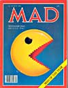 mad magazine with pac-man